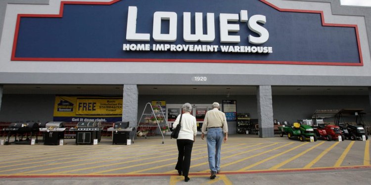 Lowe's average customer is a white baby boomer who spent $809 there last year