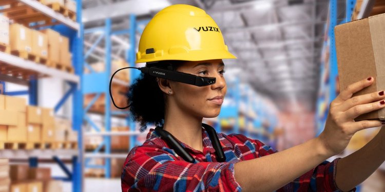 Warehouse logistics systems find efficiency and productivity benefits in lightweight augmented-reality headsets