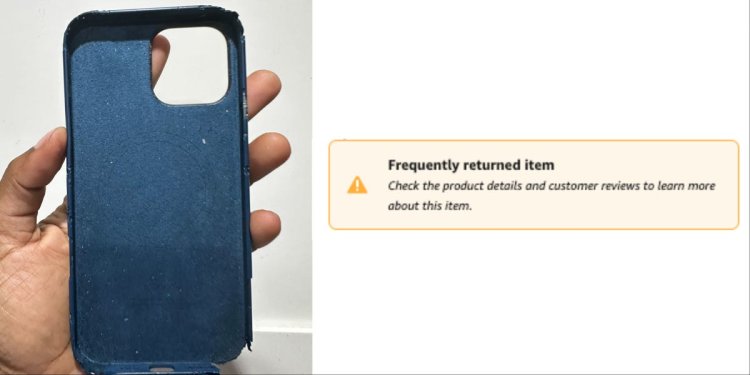 Amazon adds 'frequently returned' warning label to Apple's FineWoven iPhone cases after slew of one-star reviews