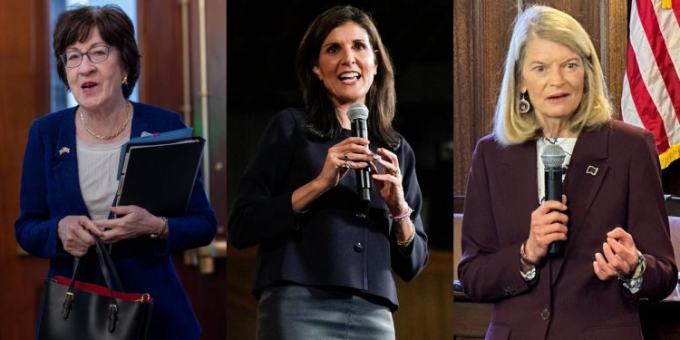 Nikki Haley picks up first Senate endorsements from Collins, Murkowski while most GOP senators line up behind Trump