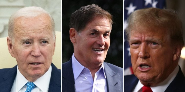 Mark Cuban says he will vote for Joe Biden even if the president 'was being given last rites'