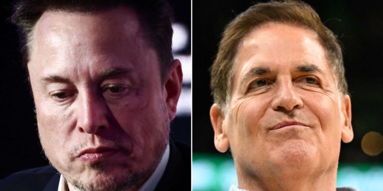 Elon Musk just can't seem to resist the dark urge to start beef with Mark Cuban