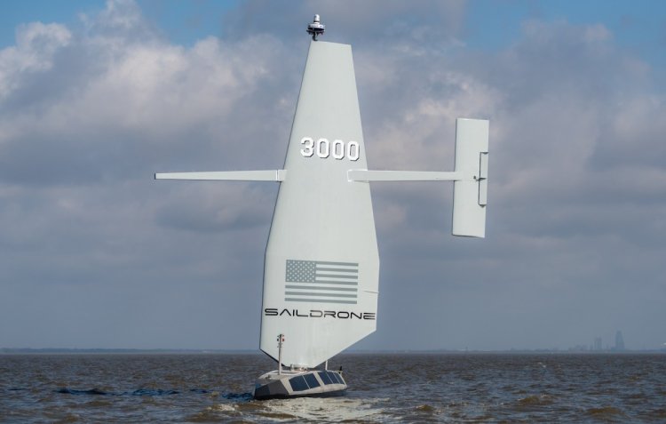 Saildrone’s first aluminum Surveyor autonomous vessel splashes down for Navy testing