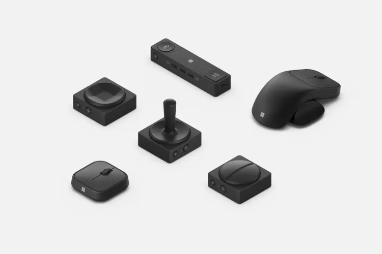 Microsoft’s new Adaptive accessibility accessories include an Atari-style joystick