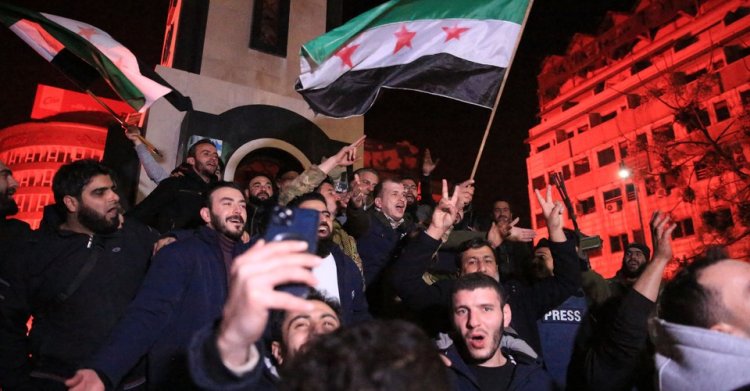 Photos: Syrians Celebrate the Fall of Assad