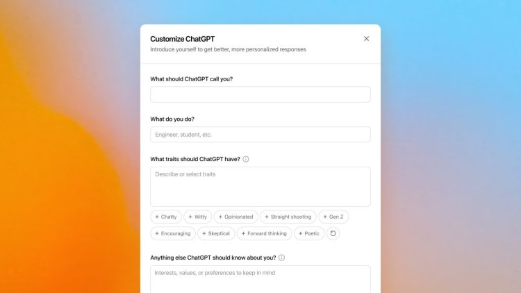 ChatGPT’s newest feature lets users assign it traits like ‘chatty’ and ‘Gen Z’